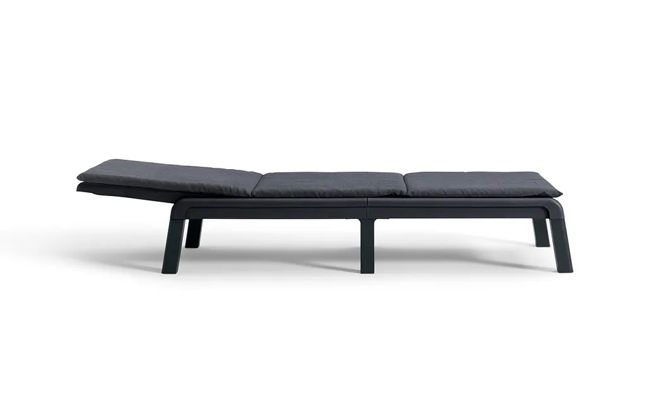 Mallorca Ligbed - 58x187.5x29 - Antraciet