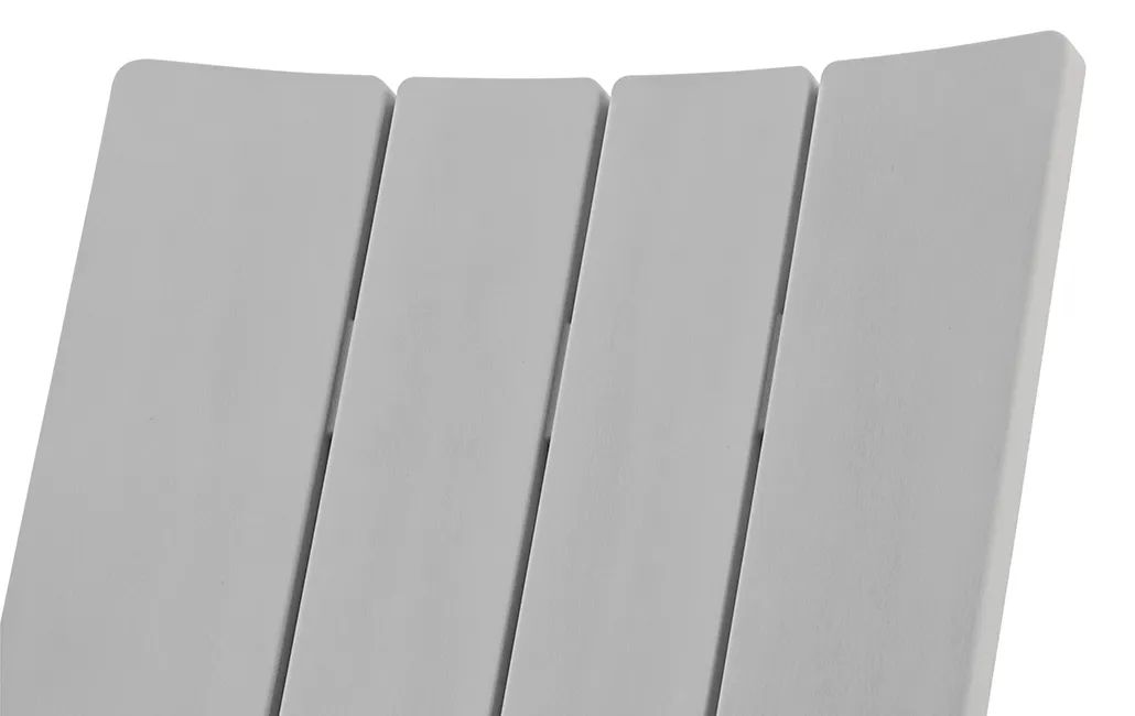 Chaise Adirondack moderne avec porte-gobelet Grise – Keter Canada