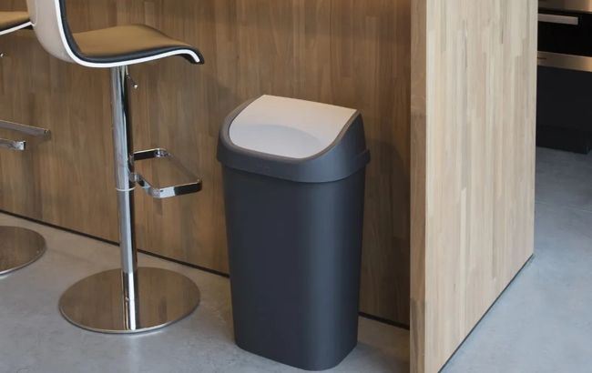 Mistral Swing Afvalbak 50L - Antraciet
