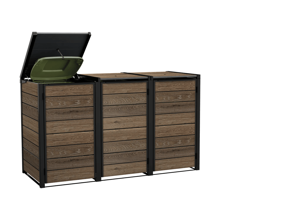 240L Bin Hideaway Extension - Walnut Brown