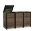 240L Bin Hideaway Extension - Walnut Brown