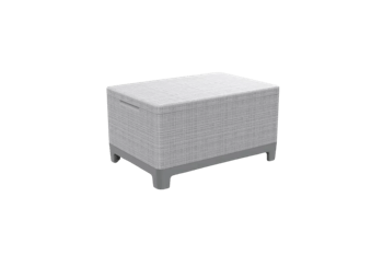 Scandi Linea Opbergtafel - Lichtgrijs - Tuinmeubelen
