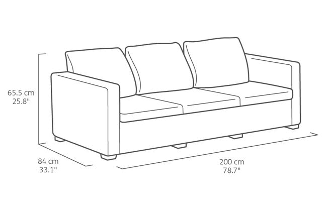 Salta - 3 Seater Sofa