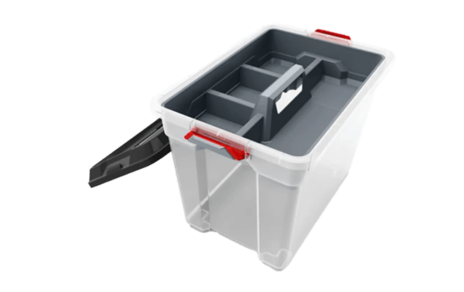 2 ארגזים נעים מובר 60 ליטר XL