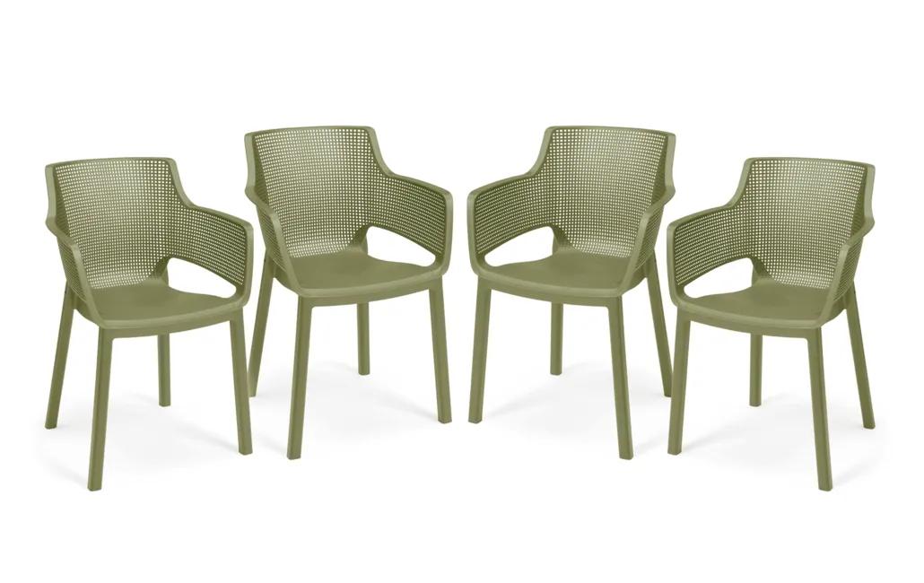 Pack de 4 sillas de exterior Elisa
