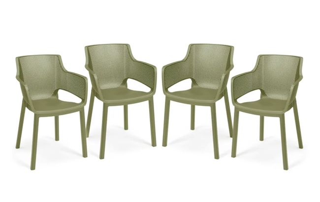 Pack de 4 sillas de exterior Elisa