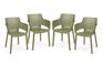 Pack de 4 sillas de exterior Elisa