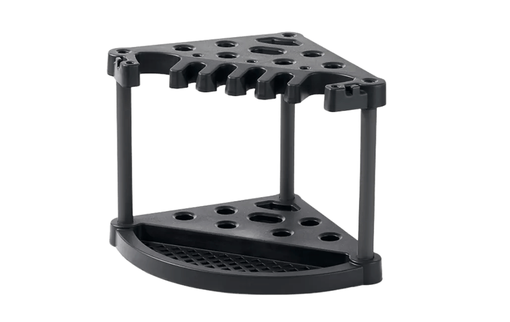 Black Corner Tool Rack for Sheds & Garage - Keter US