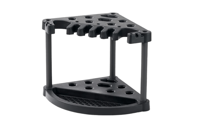 Black Corner Tool Rack for Sheds & Garage - Keter US