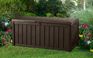 Glenwood Brown 101 Gallon Storage Deck Box - Keter US