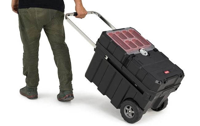 Acheter la boîte à outils roulante Stack & Roll noire – Keter Canada