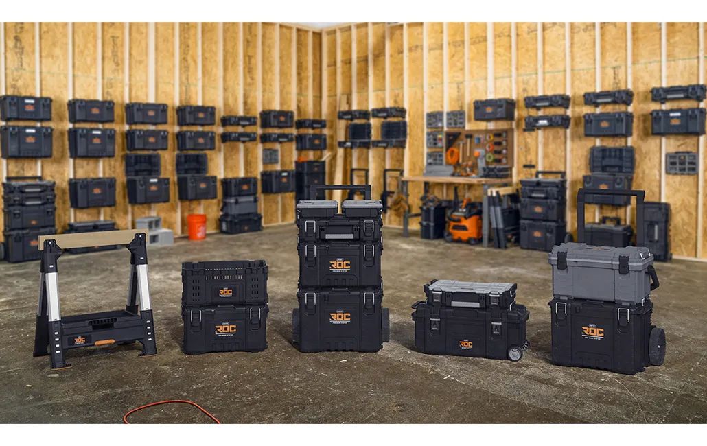 ROC Pro Gear Heavy Duty Clear Organiser - Graphite