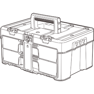 Stack & Roll 2 Drawer Tool Box - Graphite