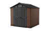 Caseta de exterior Stronghold 8x8 - 252x231x241 cm y 6,3 m2 - Marrón