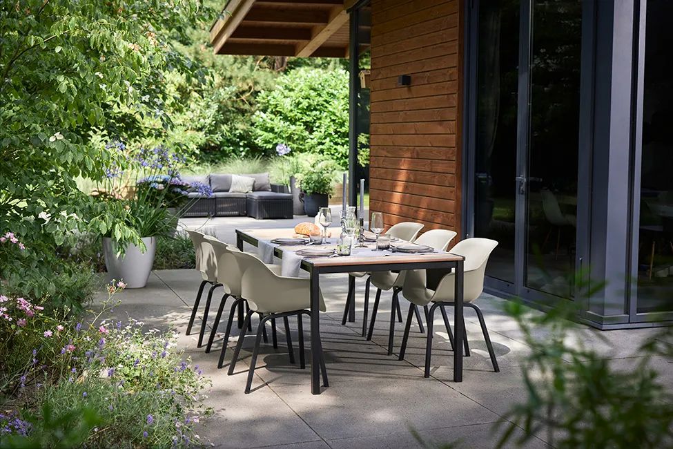 Signature Porto Diningset 194cm/6 - Salie Groen
