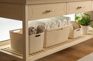 Jute Wasmand 46L - Wit