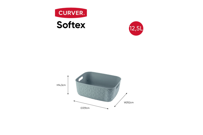 סלסלה סופטקס 12.5 ליטר - כחול