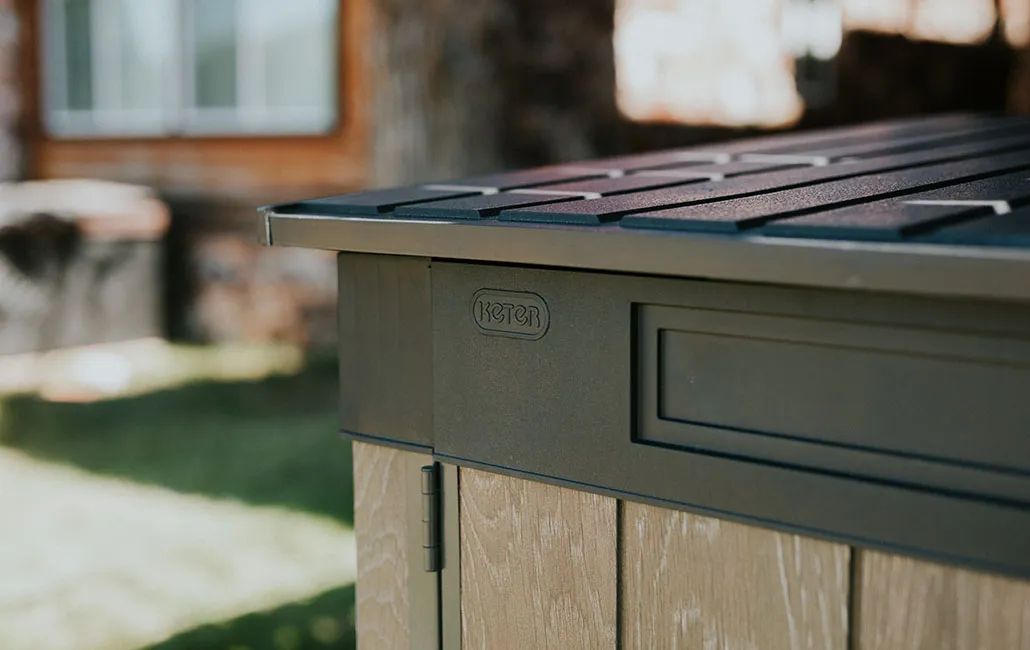 Buy Signature Walnut Brown Horizontal Storage Shed- Keter Canada