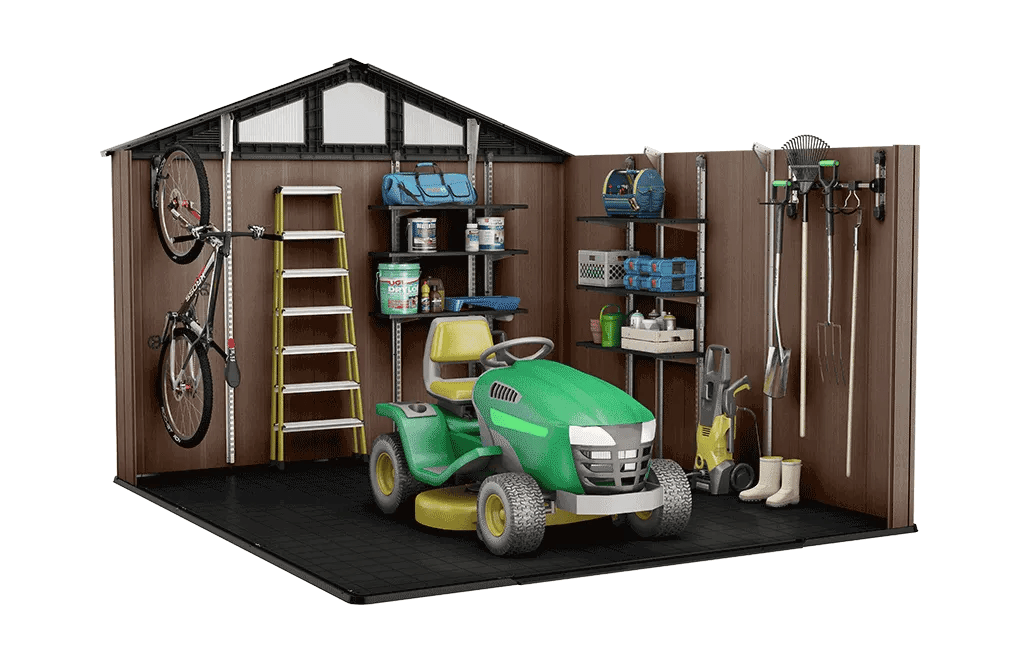 Stronghold 10x11.5 Shed - Brown