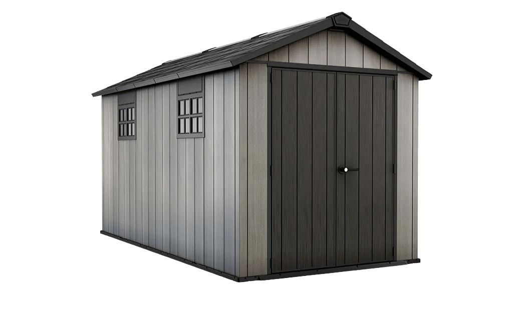 Oakland 7.5x13 Storage Shed - Grey