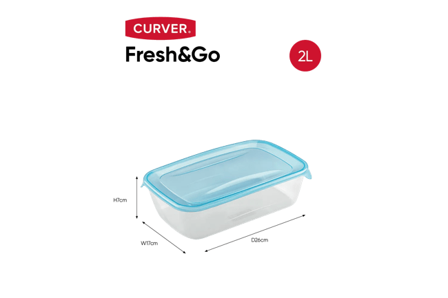 קופסה לאחסון מזון פרש & גו 2 ליטר - 