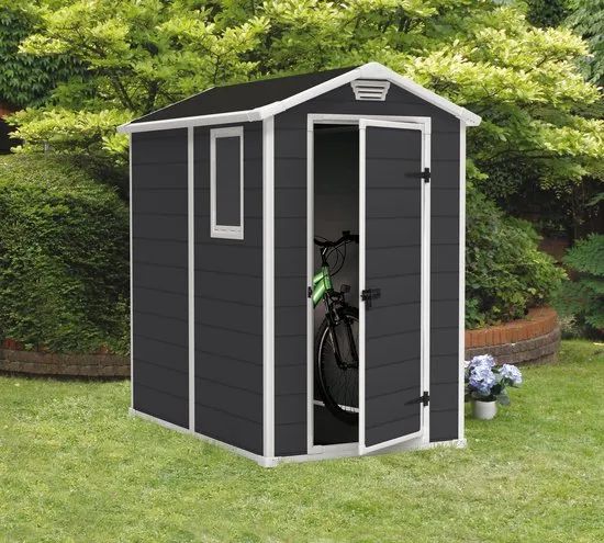 Manor 46 Tuinhuis - 130x192x198cm - Donker grijs