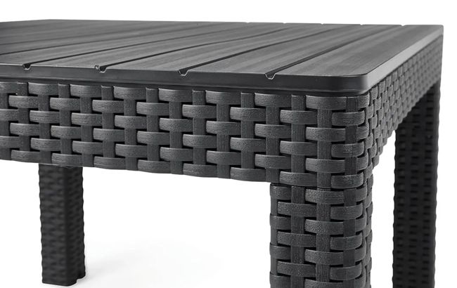 פינת ישיבה רוסלי - 5 מושבים פינתית - אפור כהה