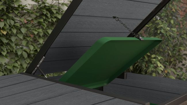 Hide Away Containerberging - 4x 240L - Grijs