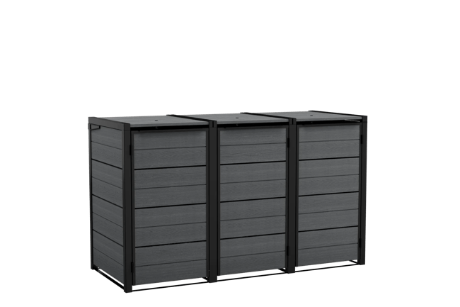 Hide Away Containerberging - 3x240L