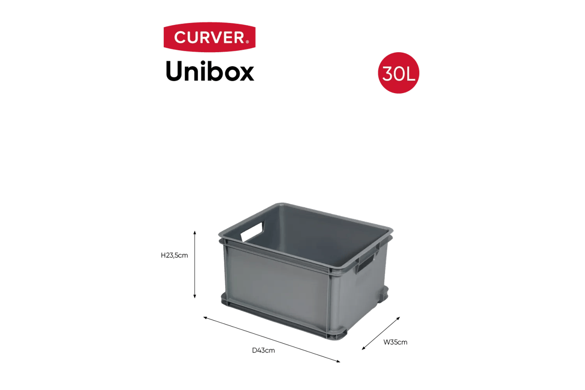 Unibox Classic 30L - Grijs