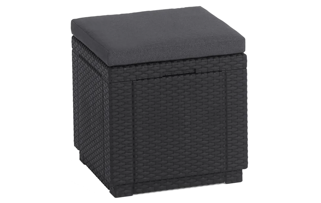 Cube Aufbewahrungstisch 42x42x39cm - Graphit