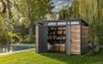 Abri de jardin Signature 117 - 7,4m2 - Marron aspect Douglas