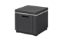 Ice Cube Koelbox - Bijzettafel 42x42x42CM - Antraciet