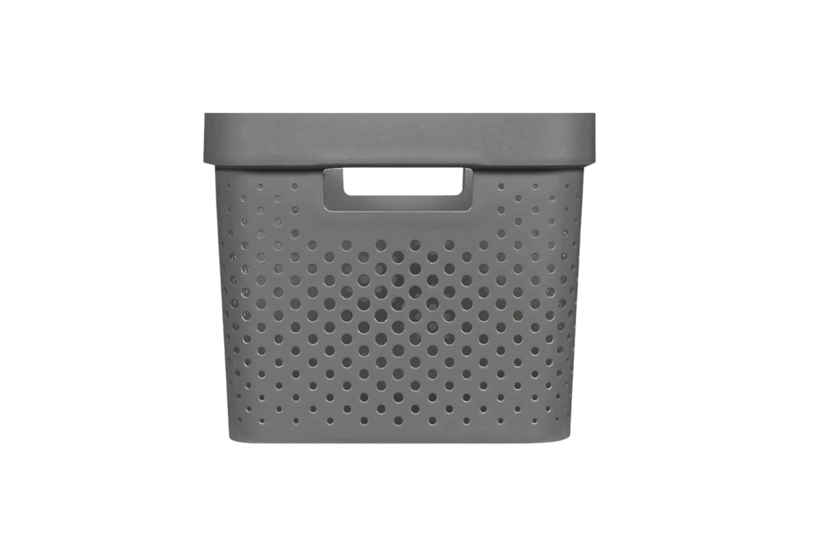 Infinity Dots Opbergmand 17L - Antraciet