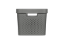 Infinity Dots Opbergbox 17L - Antraciet