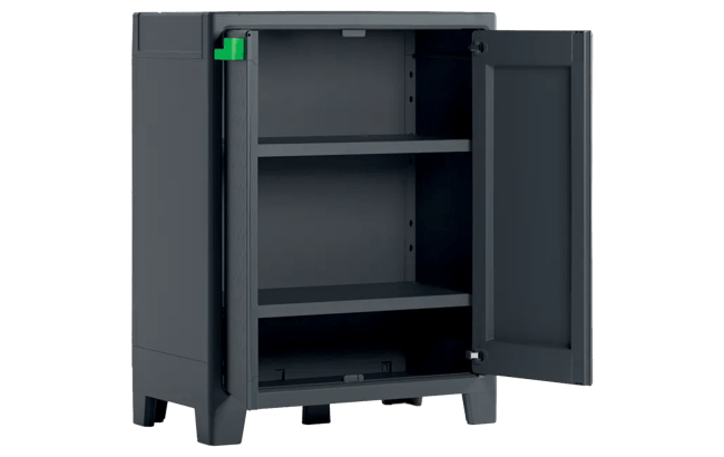 Armario bajo de exterior Moby - 100x44x80 cm. - 