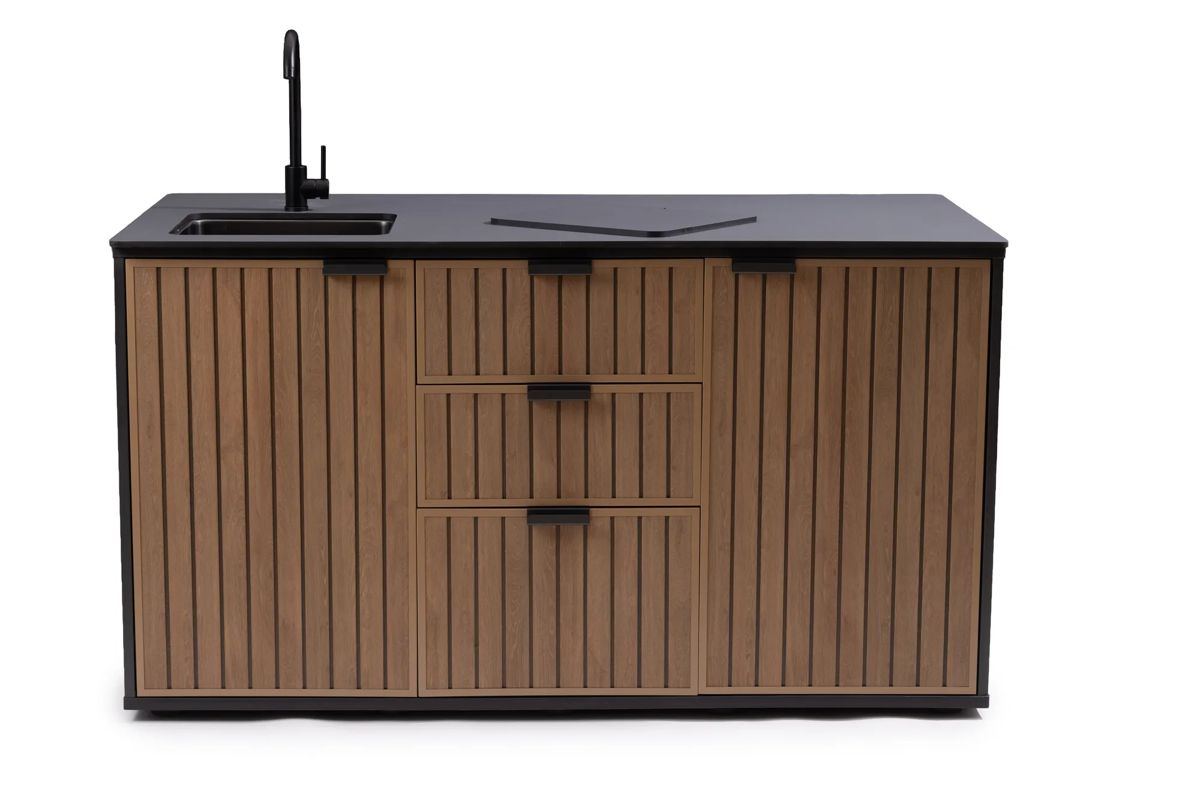 Compacte Buitenkeuken - 72,1x167,9x94 cm  - Venetian Bruin