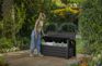 Graphite 60 Gallon Outdoor Storage Bench - Keter US