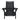 Modern Graphite Outdoor Adirondack Chair - Keter US