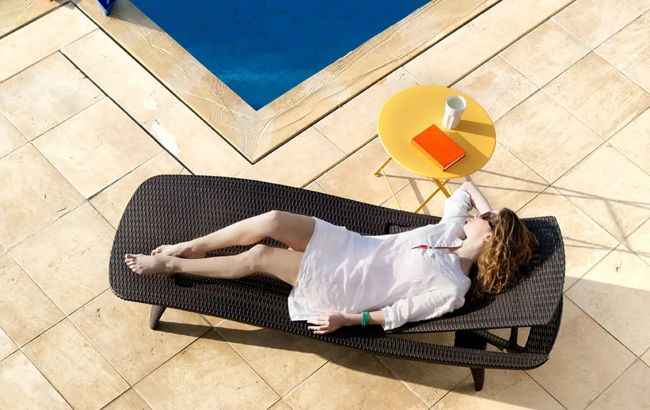 Brown Pacific Chaise Lounge Set - Keter US