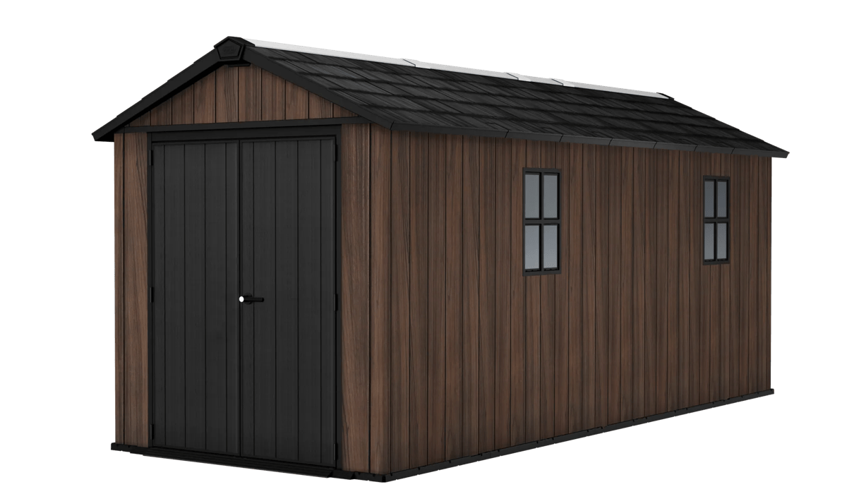Signature Apex Shed 7.5x17ft - Rosewood