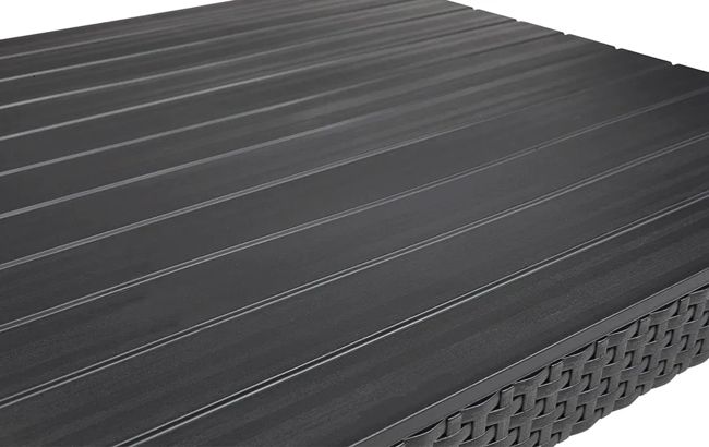 פינת ישיבה רוסלי - 5 מושבים פינתית - אפור כהה