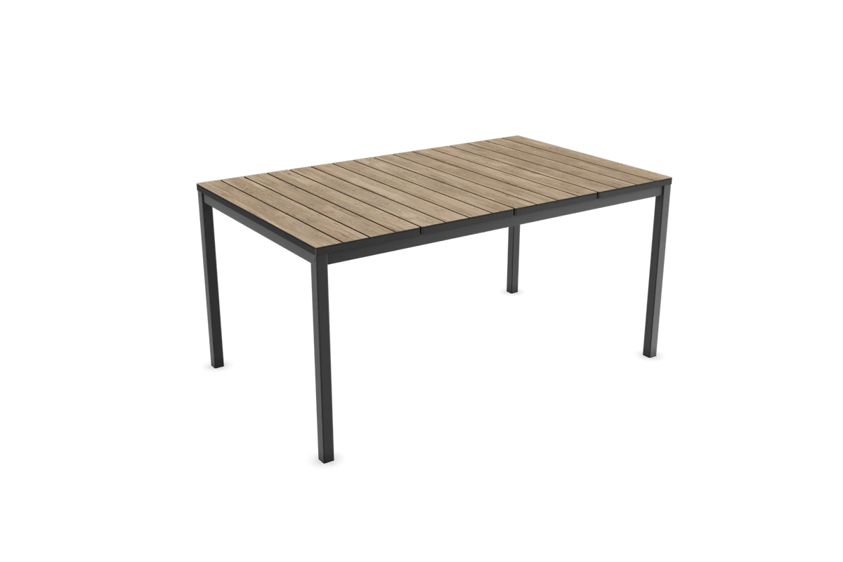 Porto Nova Tafel - 155x94x75cm - Ashwood