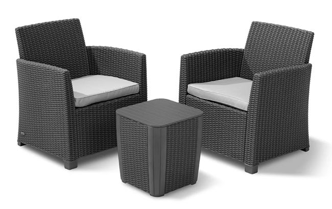  מערכת ישיבה מיה  בלקוני - אפור כהה