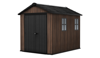 Signature Apex Shed 7.5x9ft - Rosewood - Medium Sheds
