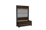 Rosewood Brown Privacy Planter With Trellis - Keter US