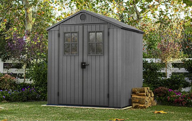 Darwin 6x6 Gartenhaus - Grau