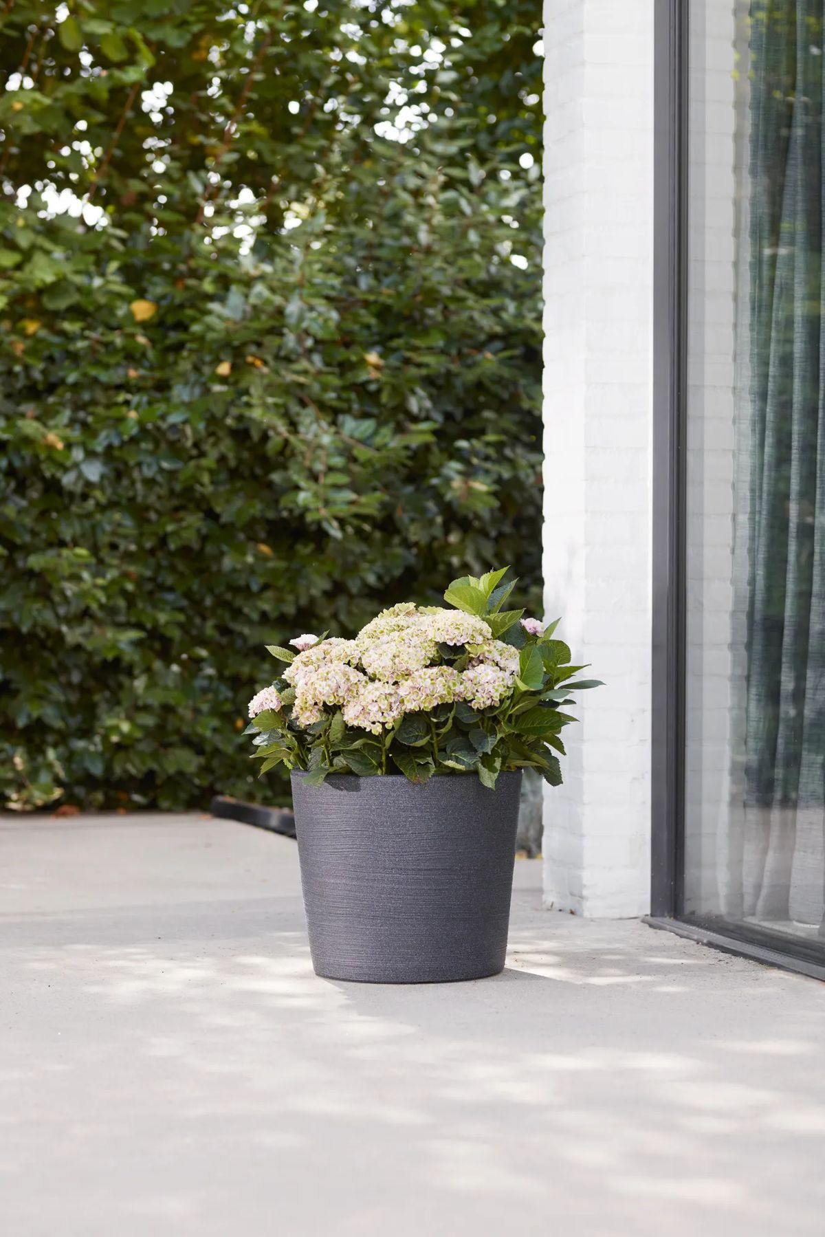 Varese Low Planter 40cm Set of 2 - Millstone Grey