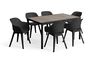 Signature Porto Diningset 194cm/6 - Grafiet