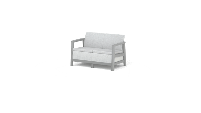 Scandi Linea 2-zits Loungebank  -
